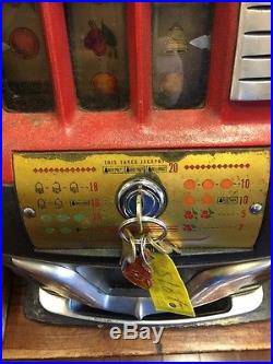 Mills $0.25 High Top Slot Machine Front Load Jackpot