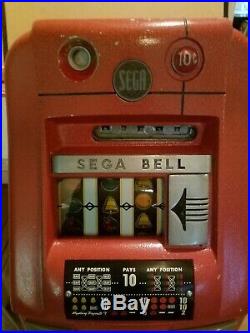 Mills 10 Cent Sega Bell Coin Op Hi Top Slot Machine Wjackpot As Good As They Get