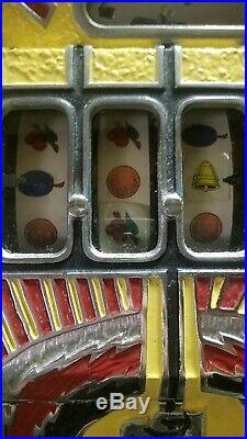 Mills 10 Cent War Eagle Coin Op Slot Machine Wjackpot