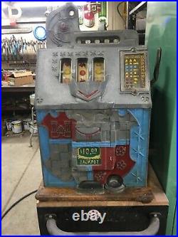 Mills. 10 Cent castle front slot machine