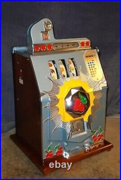 Mills 10-cent BURSTIN' CHERRY antique slot machine, 1941