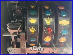 Mills 10 cent Golden Nugget slot machine WORKS