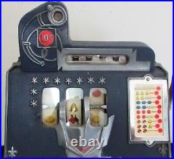 Mills 10c Castle Front Slot Machine circa 1940's 100% Original