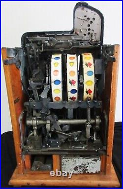 Mills 10c Castle Front Slot Machine circa 1940's 100% Original