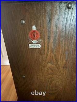 Mills 1939 Antique Vintage Five Cent Slot Machine with FREE Stand Excellent Shape