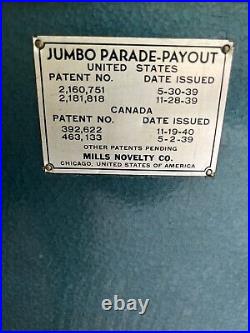 Mills 1940 Jumbo Parade Slot Machine