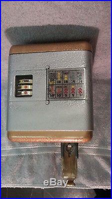 Mills 1940's Vest Pocket Slot Machine Vintage Coin Op Trade Stimulator 5 Cent