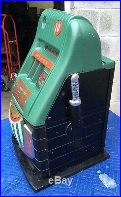 Mills 1940s Hi-top Watermelon 10 Cent Slot Machine