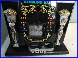 Mills 25 Cent Antique Slot Machine Golden Nugget Vintage slot machine
