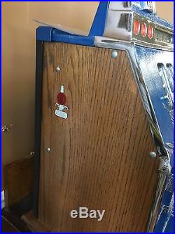 Mills 25 Cent Bursting Cherry Slot Machine With Replacement Key