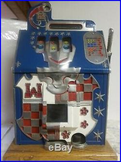 Mills 25 Cent Castle Front Repro Coin Op Slot Machine