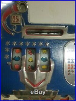 Mills 25 Cent Castle Front Repro Coin Op Slot Machine