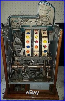 Mills 25 cent Bursting Cherry Slot Machine withSerial Number