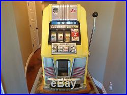 Mills 25 cent Deuce's Wild Slot Machine