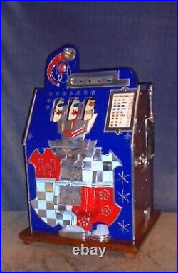 Mills 25-cent JACKPOT CASTLE FRONT antique slot machine, 1935
