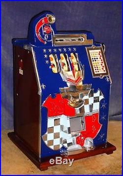 Mills 25c CASTLE FRONT antique slot machine, ca 1935