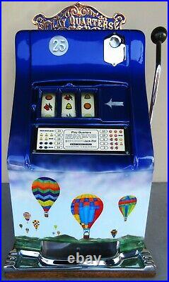 Mills 25c Slot Machine / Custom Hot Air Balloon Art