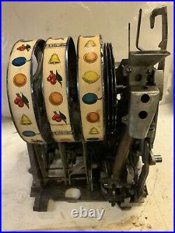 Mills 5 Cent Slot Machine Coin Op Complete Reel Mechanism Ready Install
