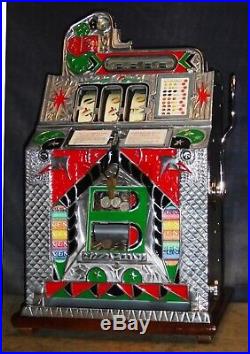 Mills 5-cent FOK antique slot machine, 1932