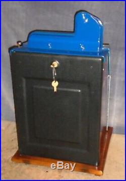 Mills 5-cent HAND-LOAD JACKPOT CASTLE FRONT antique slot machine, 1938