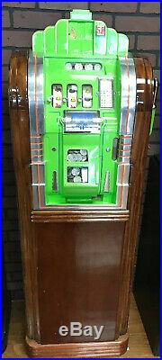 Mills 50c Vintage Extraordinaire Slot Machine. Converted From English Penny