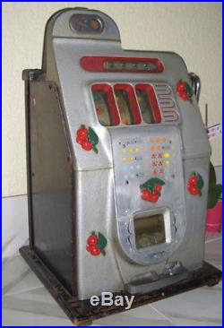 Mills 5c BLACK CHERRY Antique Slot Machine