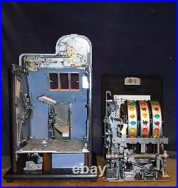 Mills 5c BLACK CHERRY antique slot machine, ca 1946