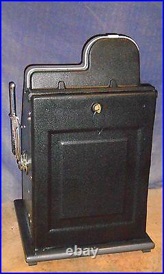 Mills 5c BLACK CHERRY antique slot machine, ca 1946