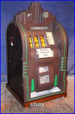 Mills 5c EXTRAORDINARY antique slot machine from ORIGINAL SOUTHPORT CLUB, 1932