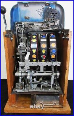 Mills 5c High Top Slot Machine Circa 1950 Fully Restored