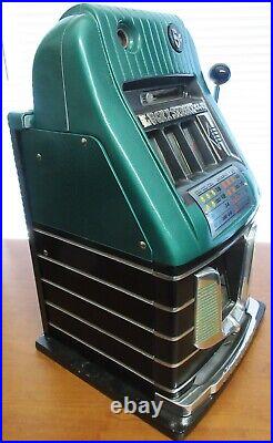 Mills 5c High Top Slot Machine Lucky Strike Club Circa 1950 Fully Restored