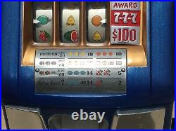 Mills 777 Rare 50-cent Restored Slot Machine Coin Op Casino Mechanical Antique