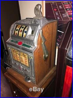 Mills Aluminum Cok 5 Cent Slot Machine Incredible Original