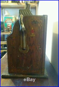 Mills Antique Liberty Bell gooseneck 25 Cent Antique Slot Machine Free shipping