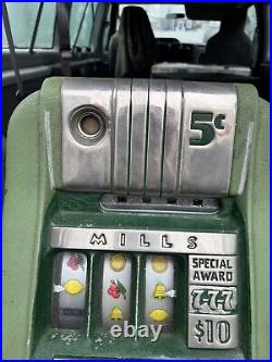 Mills Antique Special 777 5C Slot Machine Read