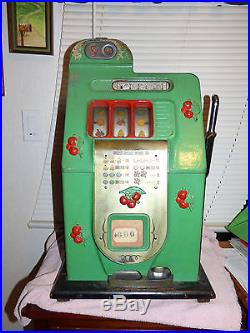 Mills Black Cherry Antique Slot Machine