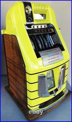 Mills Bonus 5c High Top Slot Machine Circa 1950