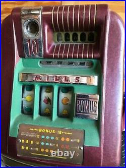 Mills Bonus Slot Machines 5 cent 10 cent 25 cent WORKING