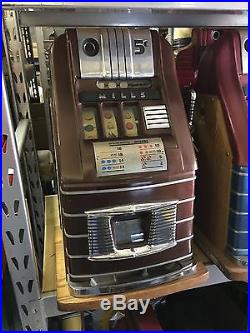 Mills Brown Front 5¢ Hightop Slot Machine