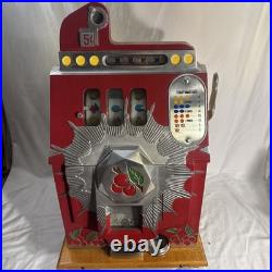 Mills Bursting Cherry 5c Slot Machine Circa 1930s