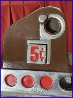 Mills Bursting Cherry 5c Slot Machine Circa 1930s