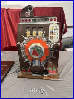 Mills Bursting Cherry 5c Slot Machine Circa 1930s