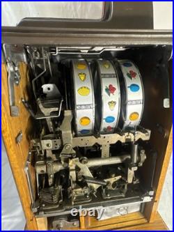 Mills Bursting Cherry 5c Slot Machine Circa 1930s