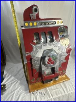 Mills Bursting Cherry 5c Slot Machine Circa 1930s