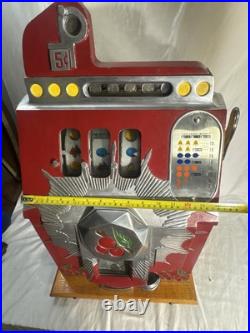 Mills Bursting Cherry 5c Slot Machine Circa 1930s