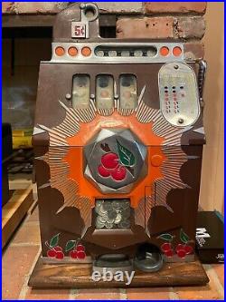 Mills Bursting Cherry 5c Slot Machine Circa 1937