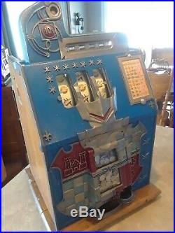 Mills Castle Front 10 cent Antique Slot Machine