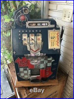 Mills Castle Front 25 Cent Slot Machine Unrestored Incredible Original