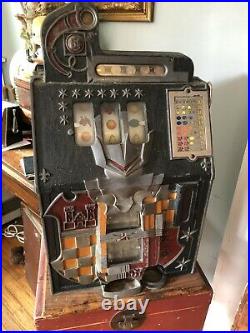 Mills Castle Front 5 Cent Slot Machine