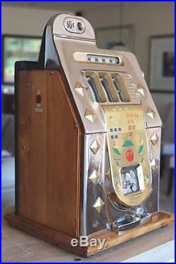 Mills Diamond Front 10 Cent Slot Machine (Must Read) Antique